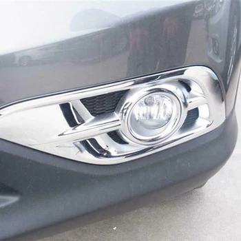 Auto Exteriéru Hmlové Svetlo Kryt Prednej Svetlé Chrome Hmlové Svetlo Rám Orezania na Honda CRV CR-V na roky 2012-