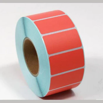 Vysoká kvalita teplej čiarový kód 40*20mm1500 KS štítok s čiarovým kódom papier štítok tepelná papierová rolka farebné štítky č páse s nástrojmi tlač