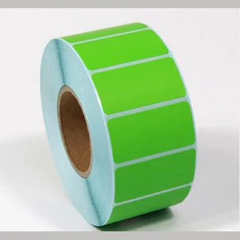 Vysoká kvalita teplej čiarový kód 40*20mm1500 KS štítok s čiarovým kódom papier štítok tepelná papierová rolka farebné štítky č páse s nástrojmi tlač