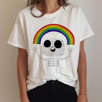 Lgbt Gay Pride Tričko Rainbow Lesbické t-shirt top tees ženy tumblr bežné vintage oblečenie tričko harajuku kawaii