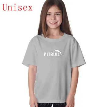 Pitbull logo deti, oblečenie pre deti, oblečenie pre chlapcov dospievajúce dievčatá oblečenie baby dievča oblečenie vysokej kvality farebné módne
