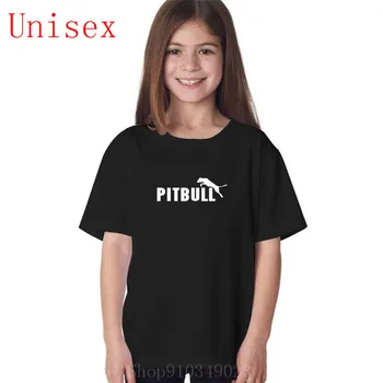 Pitbull logo deti, oblečenie pre deti, oblečenie pre chlapcov dospievajúce dievčatá oblečenie baby dievča oblečenie vysokej kvality farebné módne