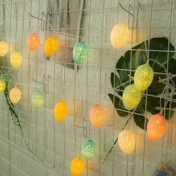 Behogar 9.84 ft 20 LED Farebné Veľkonočné Prasknuté Vajcia Ornament Víla String Svetlá pre Domáce Záhradné Kryté Vonkajšie Dekorácie