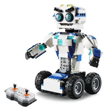606Pcs Diaľkové Ovládanie Robota 2 V 1 Transformovať Stavebné Bloky Legoingly Techniku, RC Robotov, Auto Režim Tehly Hračky pre Deti darček