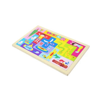 Kreatívne Drevené Rainbow Tetris Skladačka Hračky Montáž Puzzle Farba Nastavená Deti, Vzdelávacie Hračky