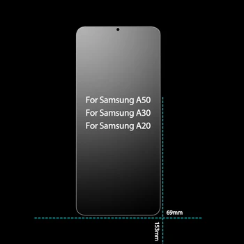 10PCS Tvrdeného Skla Pre Samsung Galaxy A40 A50 A30 A20 A10 na Obrazovku Skla Pre Galaxy A30 A4 A50 Ochranné Sklo