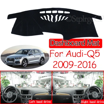 Pre Audi Q5 8R 2009~2016 Anti-Slip Anti-UV Mat Panel Kryt Pad slnečník Dashmat Chrániť Koberec Príslušenstvo S-line 2012