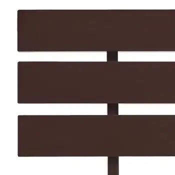 Posteľ Frame Tmavo Hnedé Masívneho Borovicového Dreva 160x200 cm