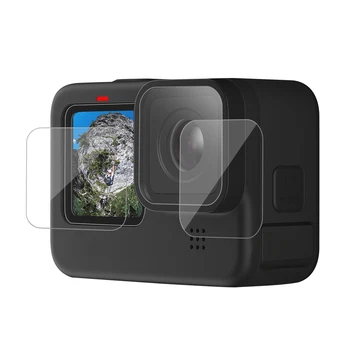 6pcs/set Screen Protector Auta Pohodlné Mobilný Telefón PET Film Objektív Predné, Zadné Držiaky pre GoPro Hero 9 Hero9 Fotoaparát