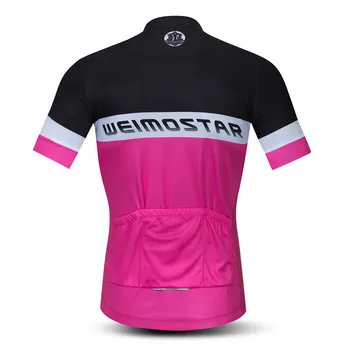 Weimostar Čierna-ružová Cyklistika Jersey Tričko Mužov Lete Bike Team mtb Bicykel Jersey Zjazdové Cyklistické Oblečenie Priedušný Cyklistický Nosenie
