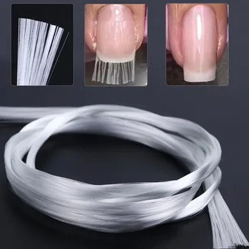 5M Nail Art Sklolaminátu pre UV Gél DIY Nechtov Forme Fibernails Akrylové Nechty Predĺženie Tipy Vlákniny Sklo, Klince Stavebné Manikúra Nástroj