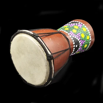 4 Palce, 6 Palcový Profesionálne Afriky Výškový Drum Drevený Kozej Kože, Dobrý Zvuk, Tradičné Hudobné nástroje, Robí Skvelý Zvuk