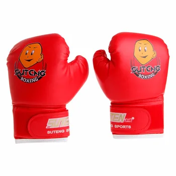 Boxerské Rukavice pre deti Deti Cartoon Boxovacie Vrece na tréning s neútočícím súperom Čierna Modrá Červená Boxerské Rukavice Boj proti Školenia Veku 3-12