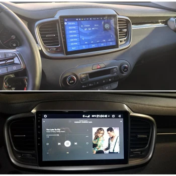 Auto Multimediálny Prehrávač Stereo GPS, DVD, Rádio, Navigačný Android Obrazovka pre Kia Sorento UM Prime KX-4~2020