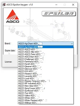AGCO Epsilon Security Key generator