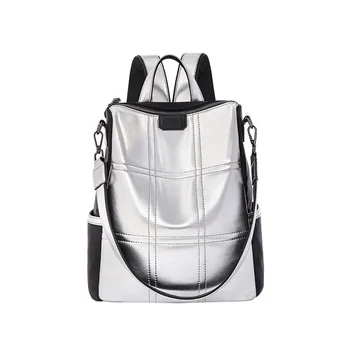 2020bags nové ženské taška dámskej módy strieborné reflexné osobnosti taška cez rameno školské tašky