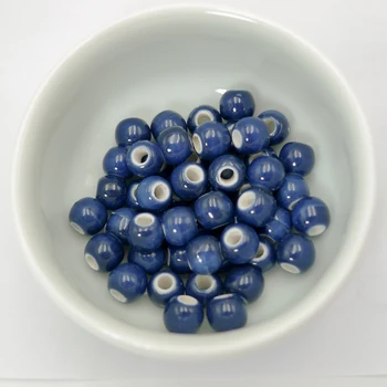 Čína Keramické korálky nie hama predať do tašky Procelain guľôčok pre šperky, takže 7mm 50pieces/veľa korálky #A505B