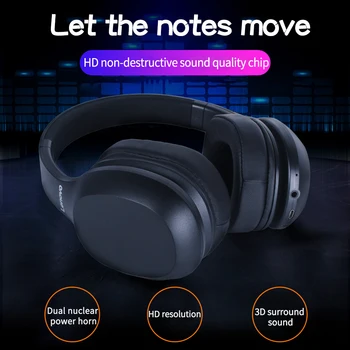 Bezdrôtové Slúchadlá Bluetooth 5.0 Multi-mode Stereo Headset Mikrofón 300mAh Potlačením Hluku Cez Ucho Gaming Headset