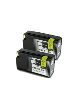 2x 950 čierne atramentové kazety kompatibilné pre hp950 950xl Pro 8610 Pro 8620 Pro 8630 e-All-in-One