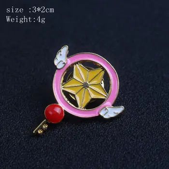 Sailor Moon Vtákov Prútik cartoon Módne Brošňa Odznaky Dekorácie Kolíky Ženy Brošne Odznak Pin Šperky Nové Unisex dary