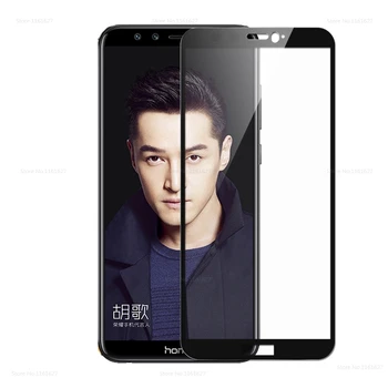 Úplné Pokrytie Screen Protector Skla Pre Huawei Honor 9 Lite Tvrdeného Skla Pre Huawei Honor 8 Lite 8X Hrať Ochranné Predné Film