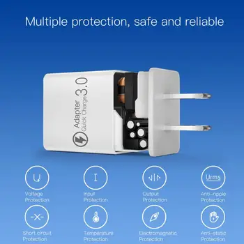 JAKCOM QC3 Super Rýchle Nabíjanie USB Adaptér Nového produktu, ako je telefón dezinfekcia nabíjačka multi usb bezdrôtové