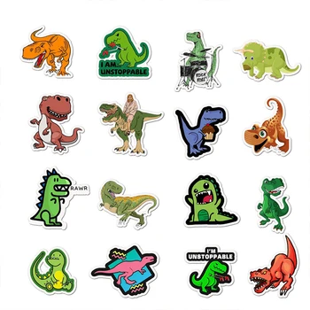 50pcs Roztomilý Dinosaurus Cartoon Zvieratá Nálepky Deti Hračka Nálepka Pre Fľašu s Vodou Kufor, Notebook, Telefón, Kufor v Pohode Nálepky