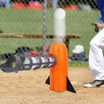 Deti Automatické Pitching Stroj Baseball Launcher -Up Tréner Hračky Džbán Set s Baseballovou Pálkou pre Vonkajšie