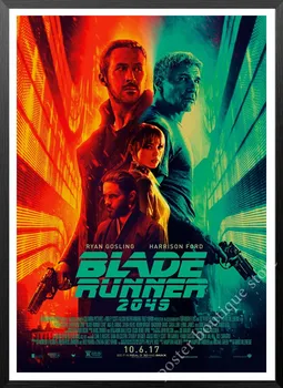 Nový Film Blade Runner 2049 Retro Plagátu Výtlačky Vysokej Kvality Samolepky na Stenu Pre Obývacia Izba Domáce Dekorácie na stenu-nálepky