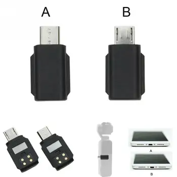 Previesť Konektor Plastové Smartphone Adaptér Prenosný Mini Prenos Dát Micro USB, Jednoduchá Inštalácia Pre DJI OSMO Vrecku