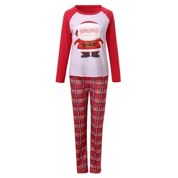 Mama Santa Claus Topy, Blúzky, Nohavice Rodiny Pyžamo Sleepwear Vianočné Oblečenie Nastaviť Rodinu Vianočné Pyžamo Pyžamá