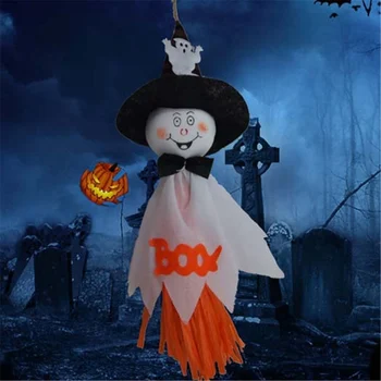 Halloween Visí Ghost Papier Trávy Strašidelný Dom Visí Horor Rekvizity Domov Dvere Bar Club Slávnostné Strana Navrhne 2
