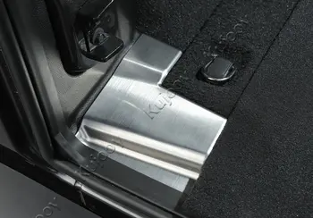 Pre Jeep Wrangler 2018+ JL Striebro Chvost batožinového priestoru Zadné Okno Stráže Kryt Chrániť Výbava Auta Styling Interiérové Lišty z Nehrdzavejúcej Ocele