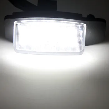 2 KS 12v LED Canbus bezchybné Auto LED špz svetlo Lampy pre Mitsubishi Lancer Sportback 08- / Outlander 06-