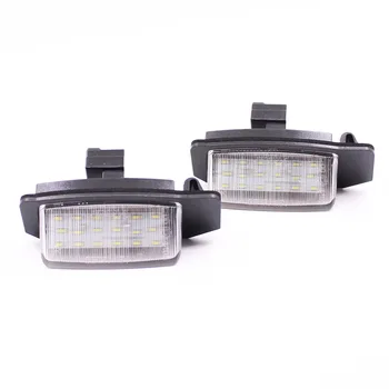2 KS 12v LED Canbus bezchybné Auto LED špz svetlo Lampy pre Mitsubishi Lancer Sportback 08- / Outlander 06-