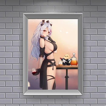 Sexy Anime Plagát Moderné Nástenné Plátno Dekoratívne Maľby Frameless Art Tlač Domov Dekoratívne Maľby