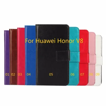 100ks/veľa,Chrániť kryt puzdro pre Huawei Honor V8,TPU kožené puzdro s card& stojan pre česť V8,2016 Nové,doprava zdarma