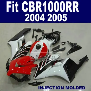 Vstrekovanie telo kapotáže držiak pre Honda 2004 2005 CBR1000RR CBR 1000 RR 04 05 CBR1000 RR biela červená horské časti