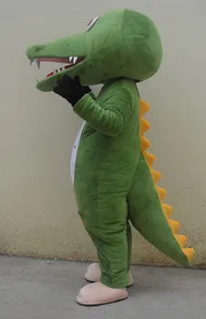 Krokodíl Maskot Kostým Vyhovuje Cosplay Party Hra Šaty Oblečenie Oblečenie Inzercia Propagácia, Karneval, Vianoce, veľká noc Dospelých reklamy