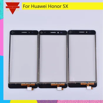 10Pcs/veľa Pre Huawei Honor 5X KIW-L21 Dotykový Displej Digitalizátorom. GR5 KII-L21 KII-L22 KII-L23 KII-L03 Dotykového Panela Dotykový Senzor
