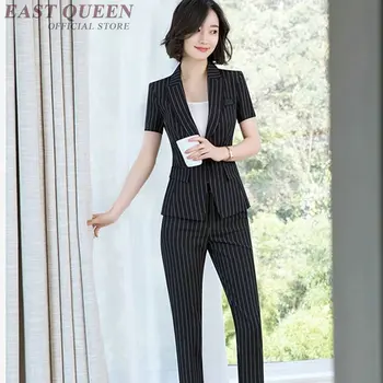 Rozhovor vyhovovali business office jednotné vzory žien dámske elegantné sako nohavice obleky FF1241