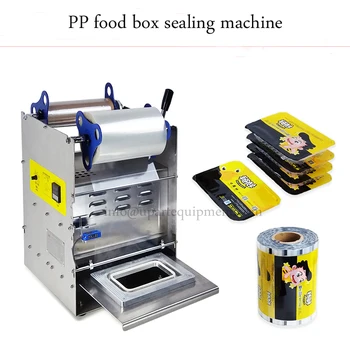 Tesniaci film stroj pre Rýchle občerstvenie obed box plastový zásobník