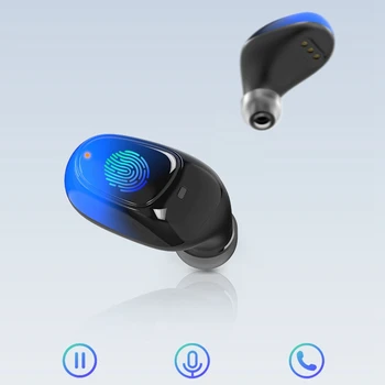 Stlačte Bezdrôtová 5.0 Slúchadlá Mobilné energetické Nabíjanie TWS Bluetooth Headset 3D Stereo
