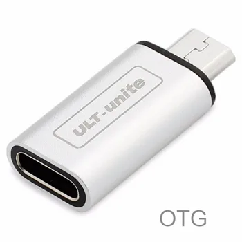 Hliníkový Typ C Adaptér, USB-C Žien na Male Micro USB Nabíjanie & Synchronizáciu Údajov Adaptér Converter Konektor