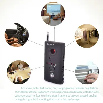 CC308 Celý Rad Anti - Spy Chyba Detektora Mini Bezdrôtové Kamery Skryté Signál, GSM Zariadenie Finder Súkromie Chrániť Bezpečnosť