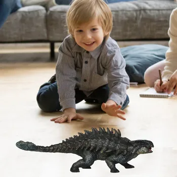 Simulácia Hračka Dinosaur Animal Model Ploche Ozdoby Zbierky Dekor Malá Ankylosaurus Hračky pre Deti, Pre Dospelých, Deti