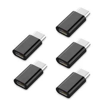 5pc Micro USB toType C Adaptér Male Micro USB Female USB C OTG Podporujú Synchronizáciu Údajov Adaptador Tipo C Pre Samsung S8 S9 S10 Plus