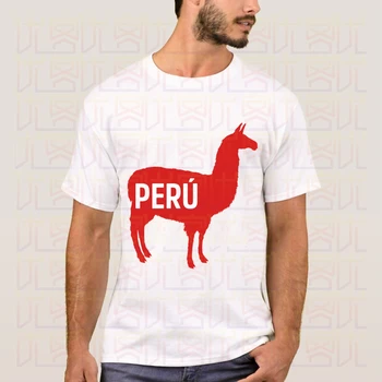 Najnovšie 2020 Lete Peru Lama Logo Bavlna Oblečenie Bežné Tee Tričko Súčasnosti Homme Topy, Tričká S-4XL