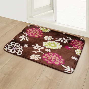 Krásne kvety, spálne podlahové rohože kuchyne, chodby vstup absorbentu, koberec, kúpeľňa kúpeľňa non-slip dlhé nohy mat