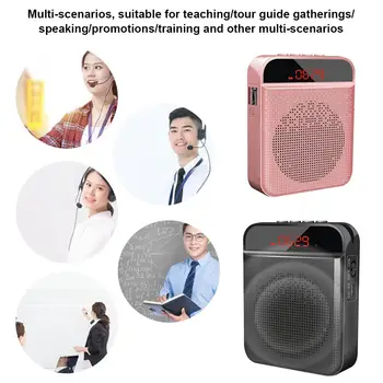 Nový Bluetooth, Hlasové Prenosný Zosilňovač, Reproduktor Multifunkčné Reproduktor s Osobnými Mikrofón pre Výučbu a Sprievodca Hot